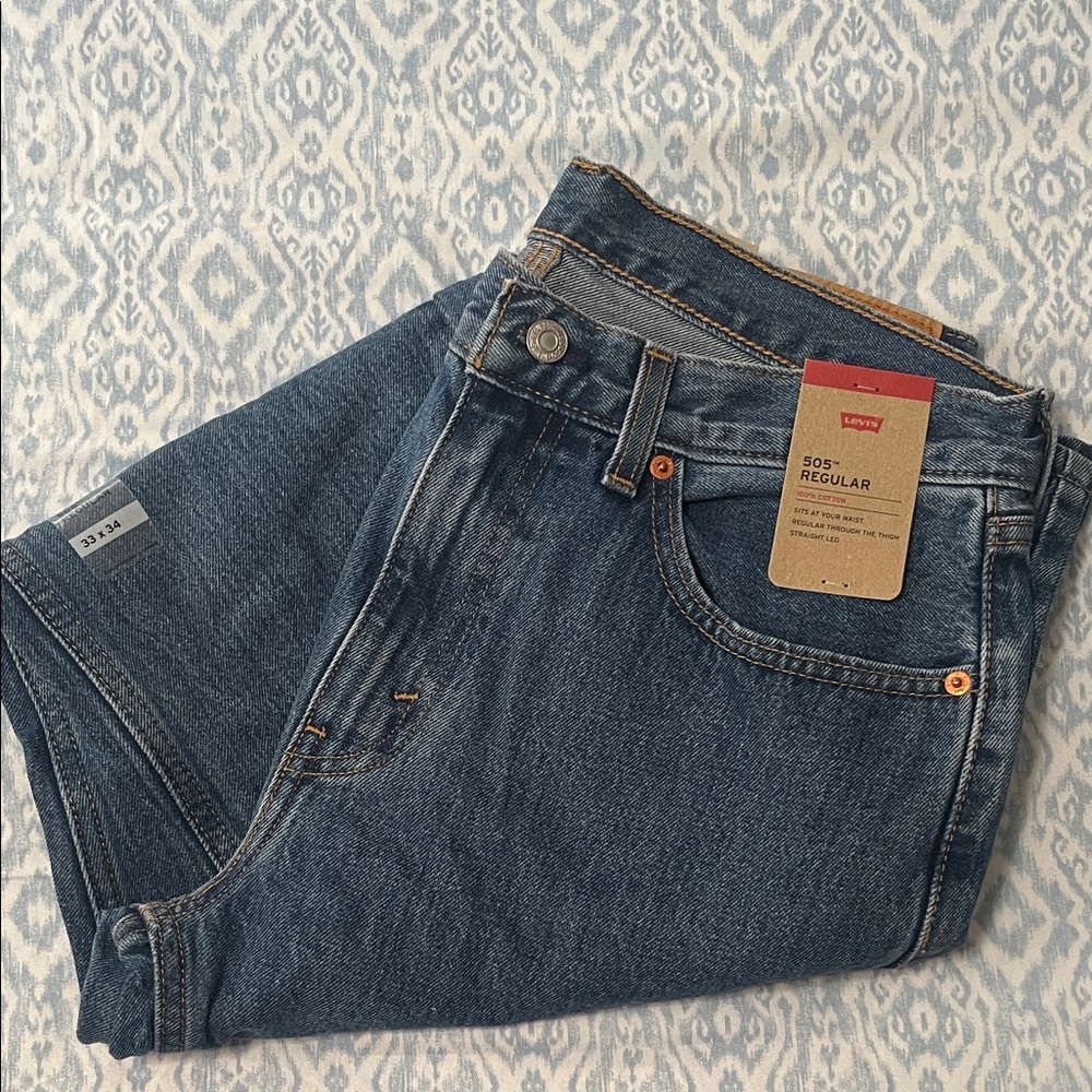 Levi's Men's Classic Indigo Straight Jeans